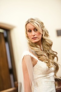 Hair & makeup for a blone bride