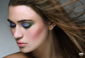 rainbow eye shadow trend is a perfect idea for teens and prom makeup